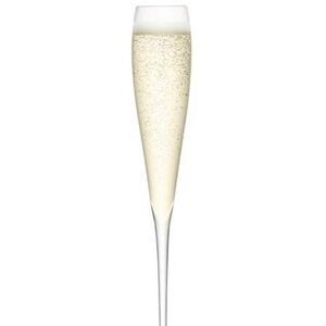 New LSA International Wine Grand Champagne Flute Clear Set of 2 Weddings Bridal